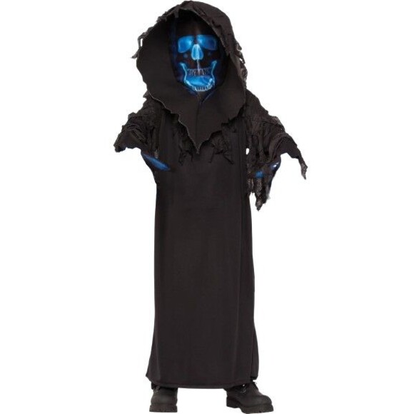T4 Rubies Skull Phantom Costume for Kids, Boy's Medium - Picture 2 of 5